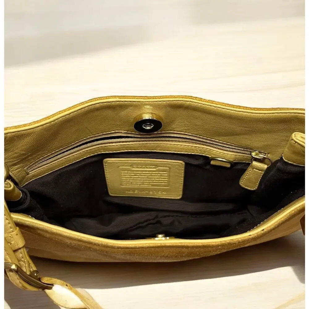 Vintage Coach 8164 Girlie Suede Hobo Bag